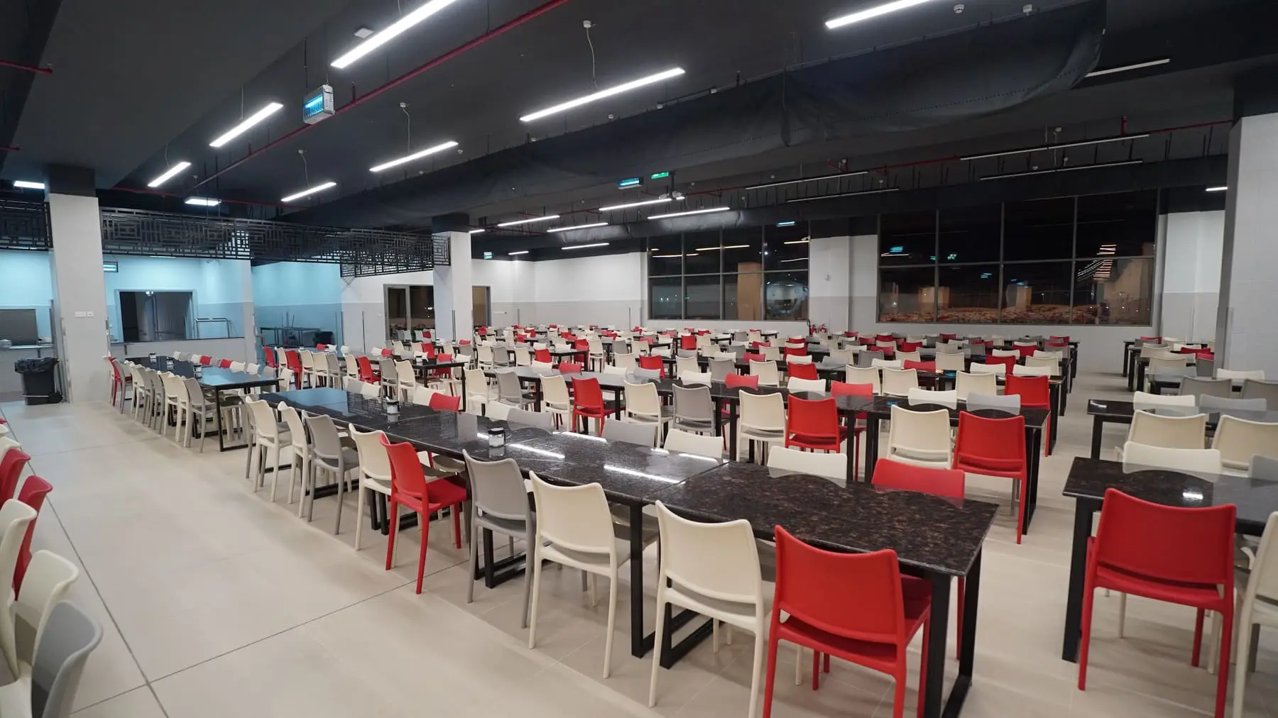 Safi Dining Hall, the village’s main dining hall