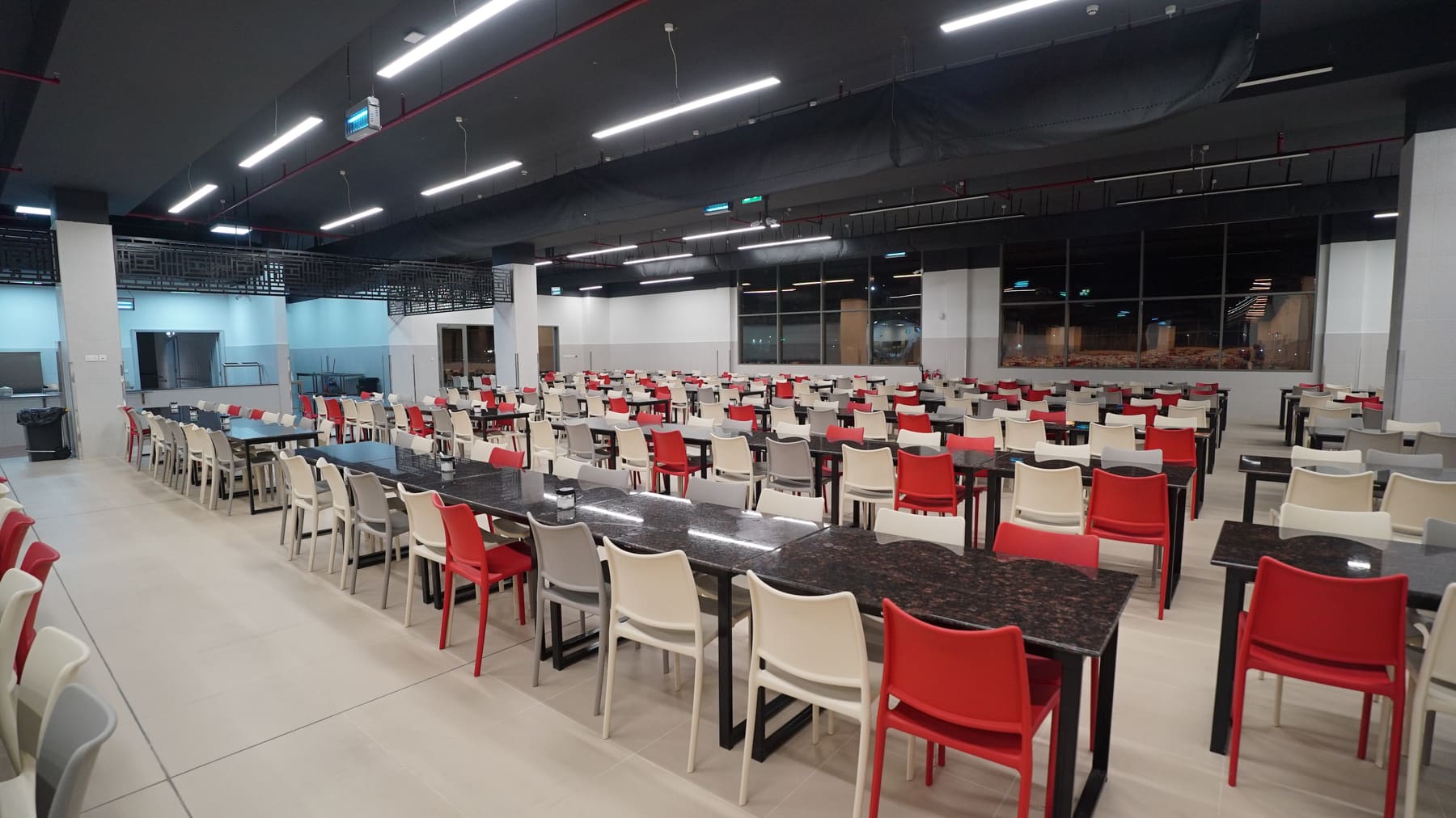 Safi Dining Hall, the village’s main dining hall